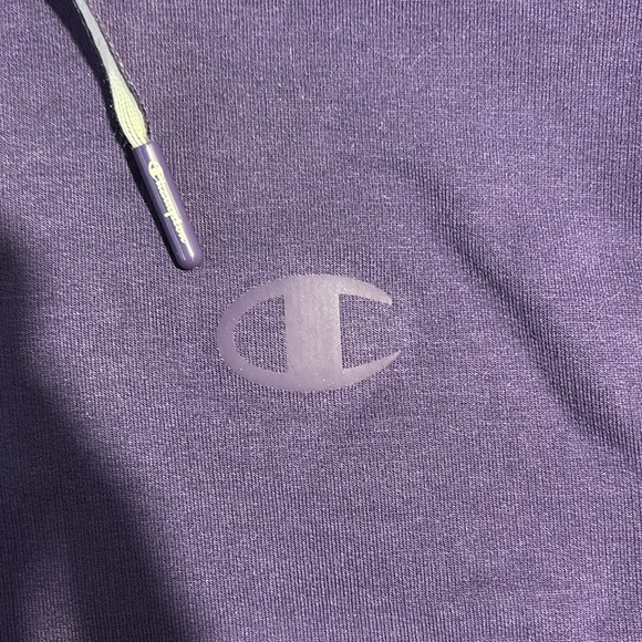 Pop Art Purple Soft Touch Cropped Sweatshirt W/ Hood - Picture 2 of 4